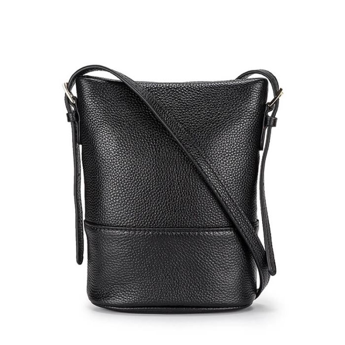 kleine umhängetasche leder schwarz