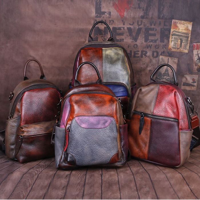 rucksack damen weiches leder