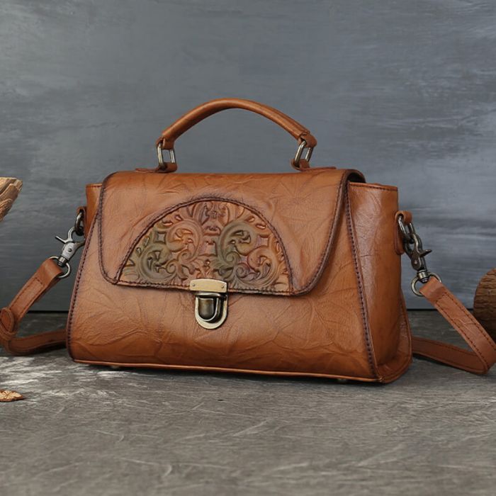 handtasche leder retro