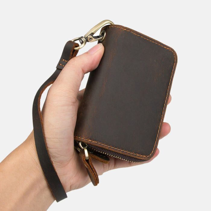 schlüsselanhänger ledertasche