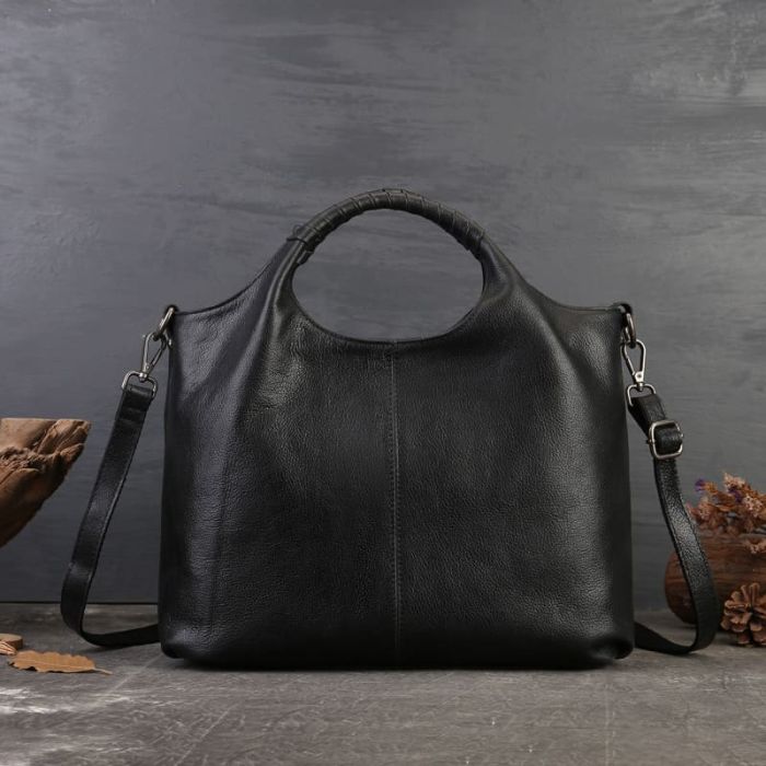 Vintage Ledertaschen Damen Umhängetasche Leder Handtasche