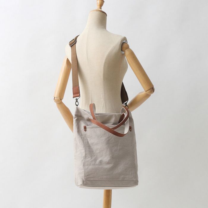 Damen Schultertasche Canvas Umhängetasche 