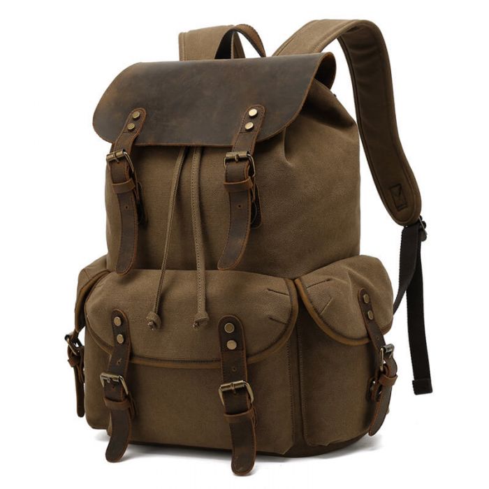Canvas Backpack Rucksack für junge Leute Reiserucksack Herren