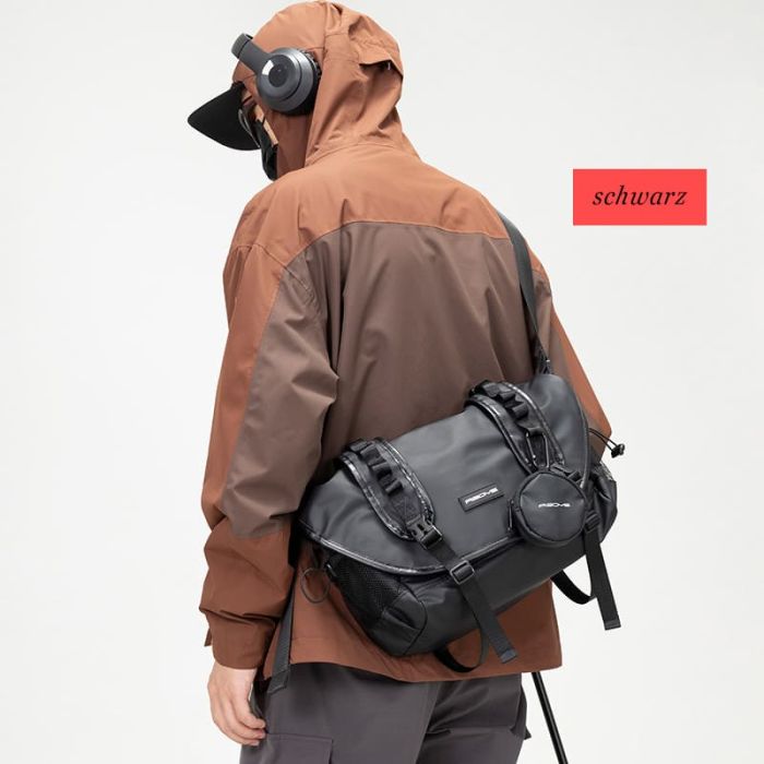 wasserdichte Herren Umhängetasche Oxford Tasche Outdoor Messenger Bag