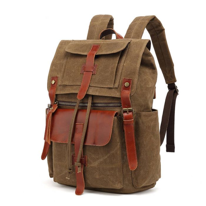 canvas rucksack backpack