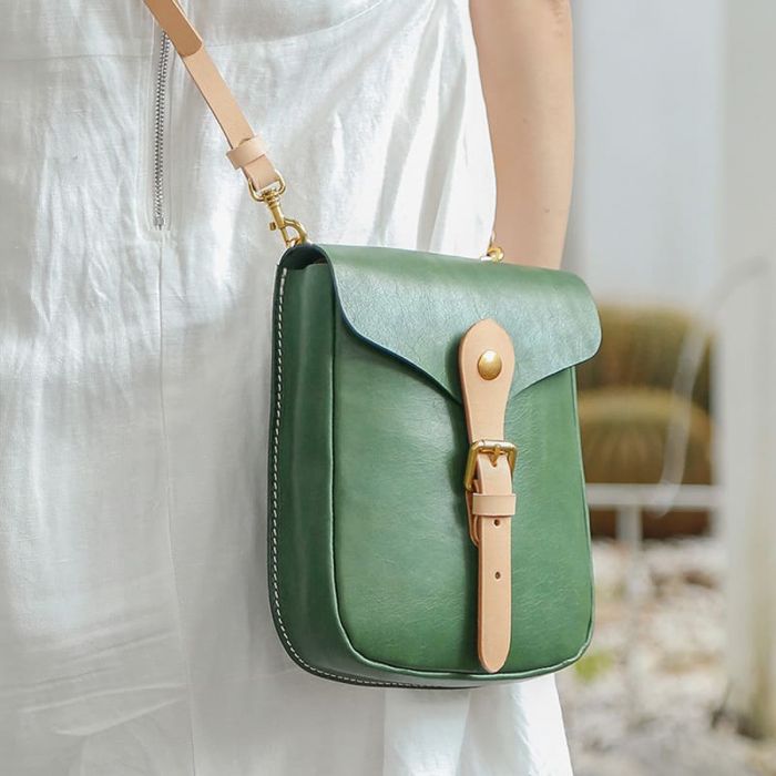 Handytasche Damen Leder kleine Umhängetasche in 3 Farben