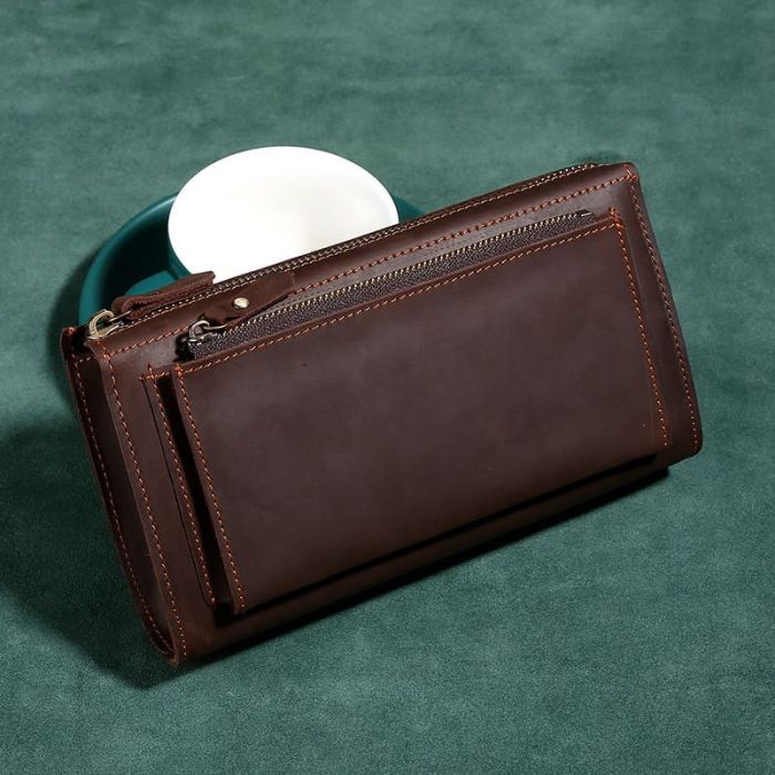 pouch herren leder