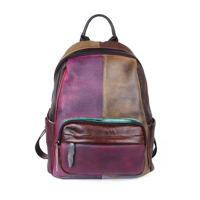 echtleder rucksack damen