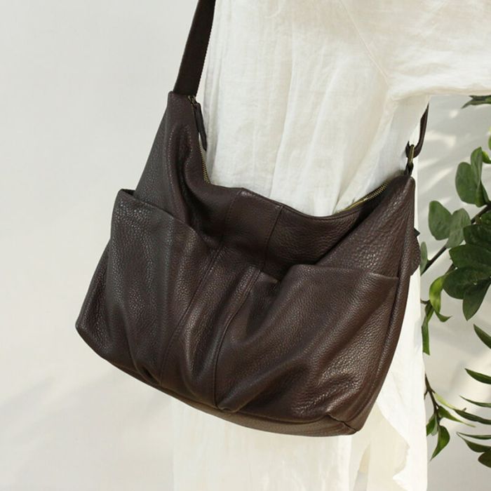 damen umhängetasche leder