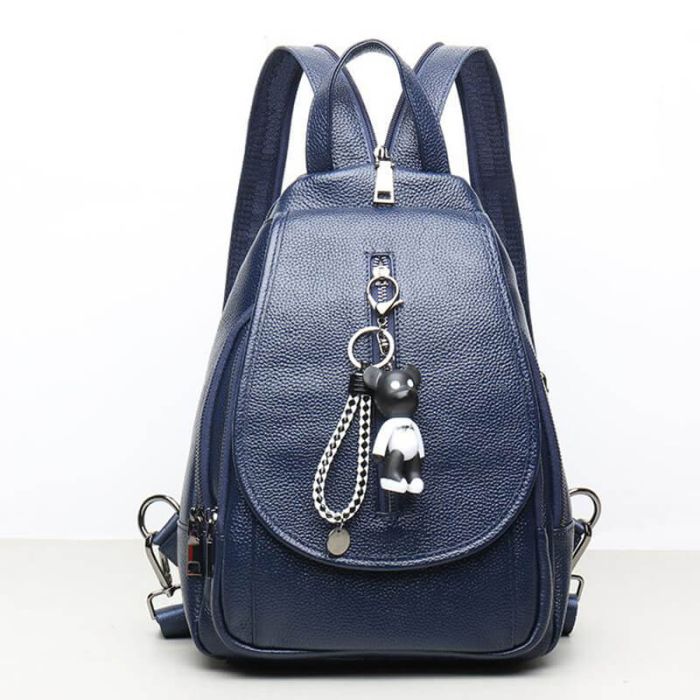 Rucksack Damen Leder Alltag Damenrucksack