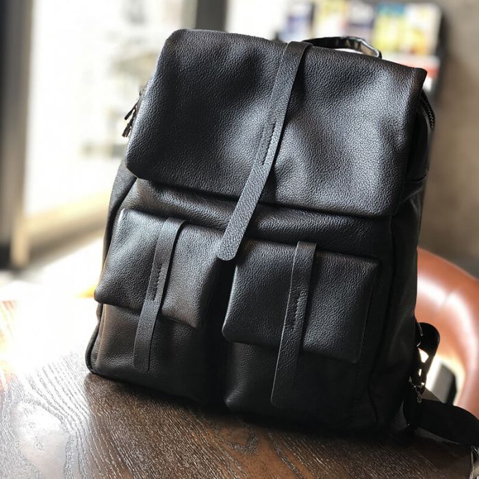 rucksack damen schwarz leder