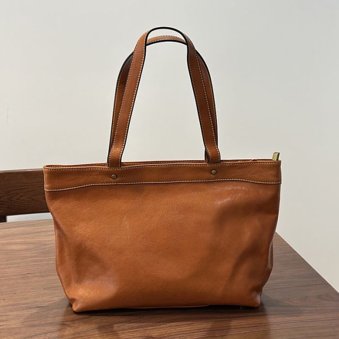 echtleder handtasche damen braun