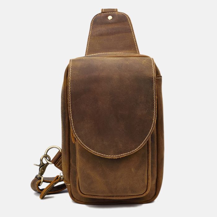 leder beuteltasche herren