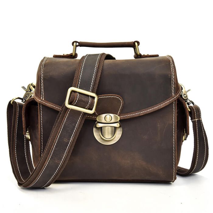kameratasche leder vintage