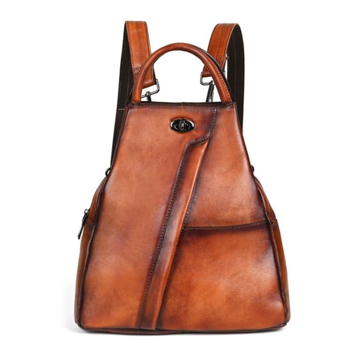 city rucksack damen leder