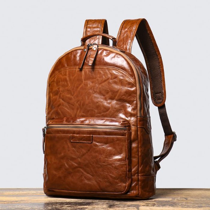 leder rucksack herren vintage