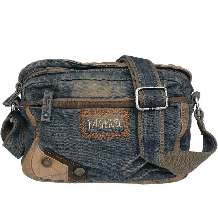 umhängetasche herren blau
