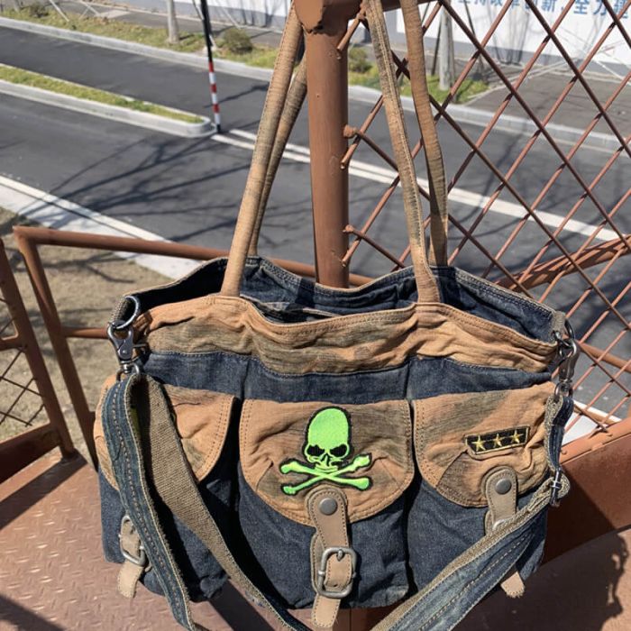 denim tasche vintage