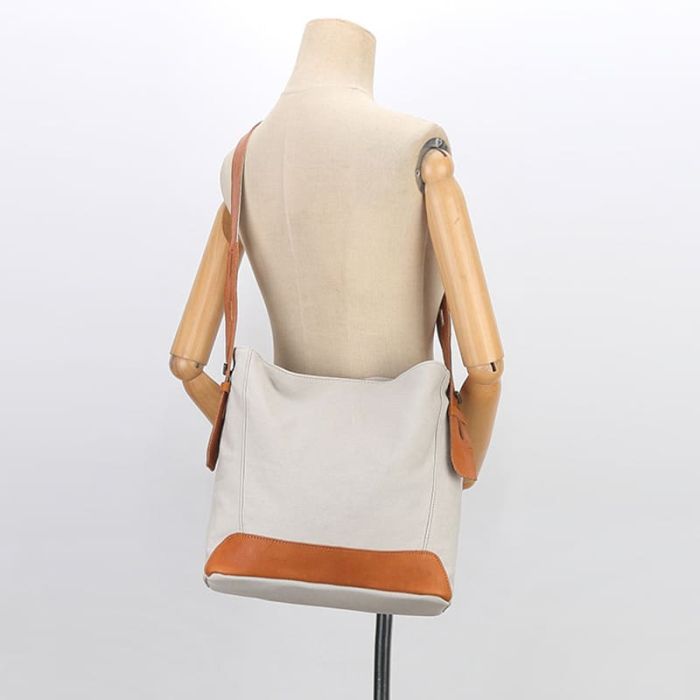 große Schultertasche Umhängetasche für Damen Canvas