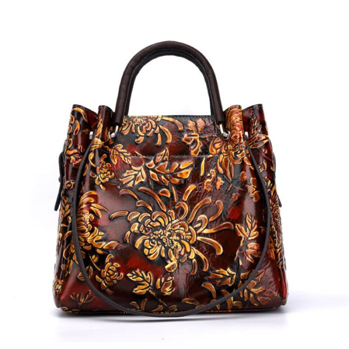 schultertasche leder