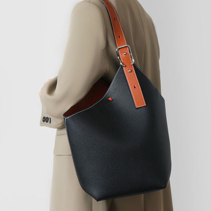moderne Schultertasche Damen Leder groß Tote Bag Handtasche