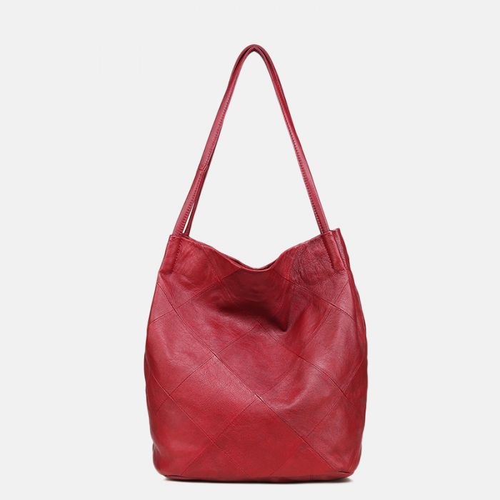 schultertasche damen rot