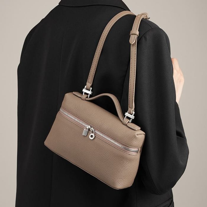 umhängetasche damen klein leder