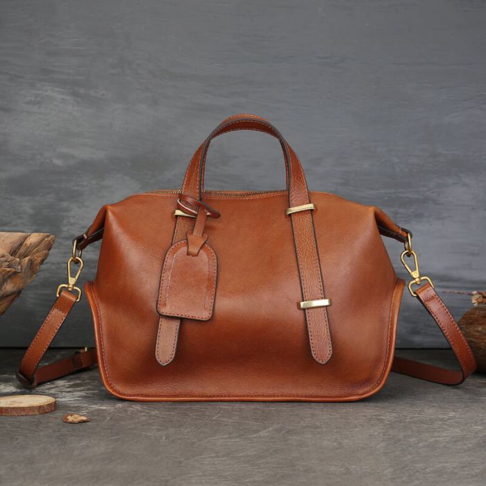 leder handtasche mittelgroß
