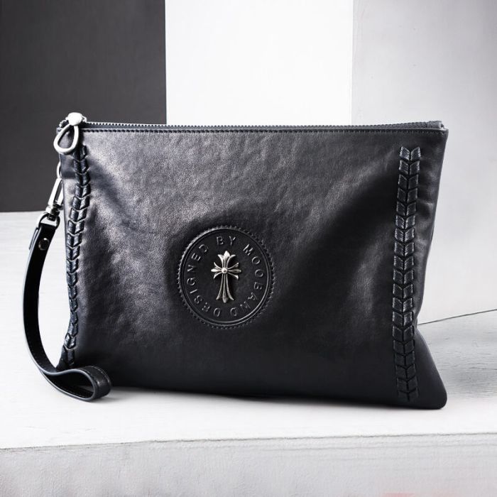 herren leder clutch