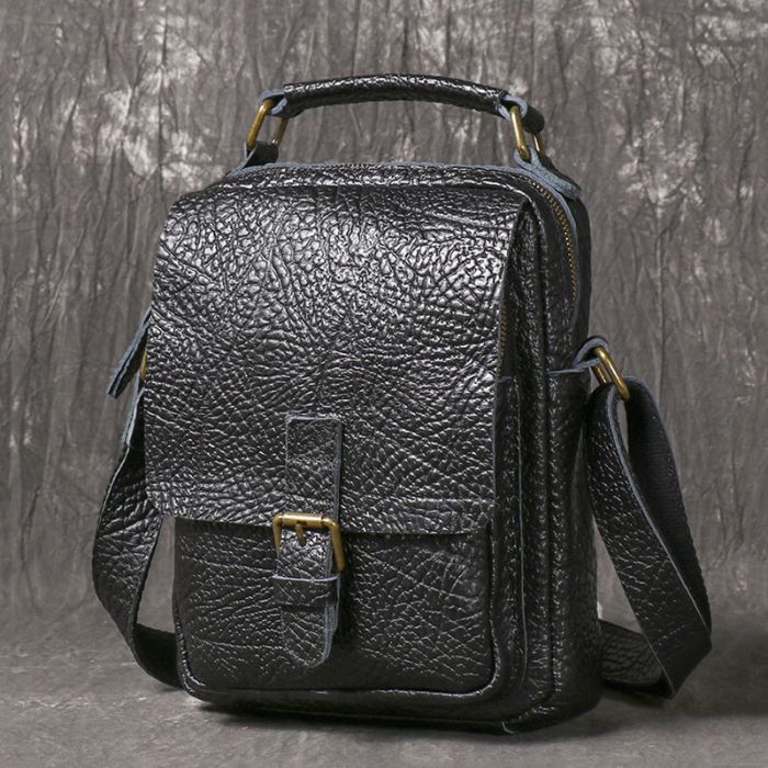 umhängetasche damen schwarz klein leder