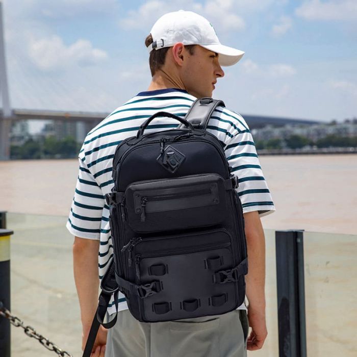 wasserdichter Rucksack Herren Outdoor für Reisen mit Laptopfach