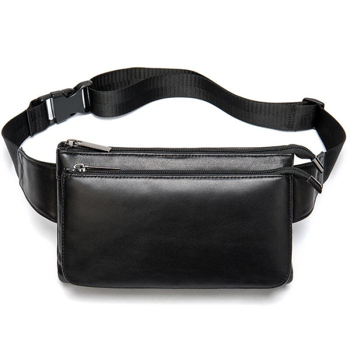 herren schultertasche leder schwarz