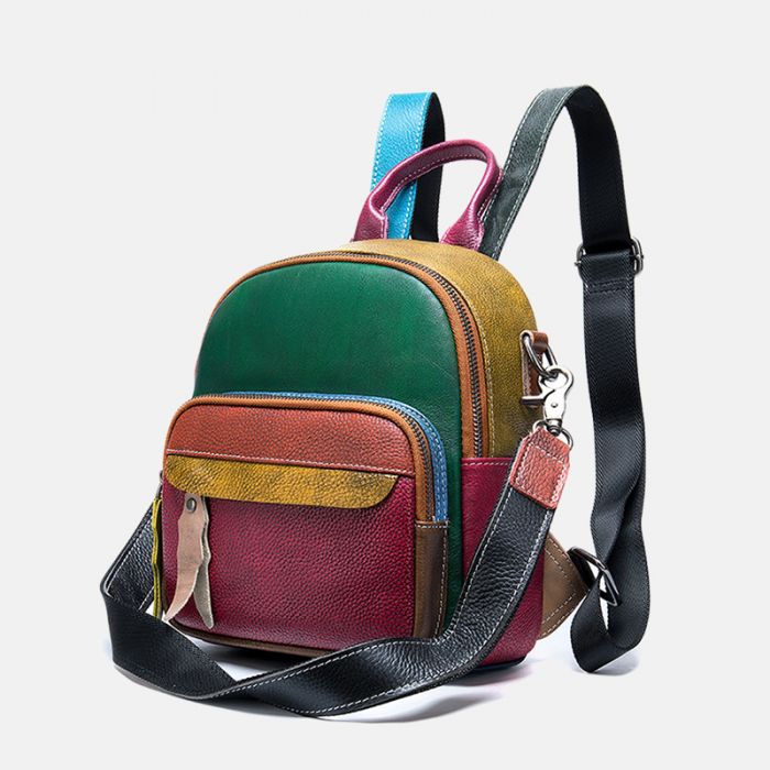 kleiner rucksack damen bunt