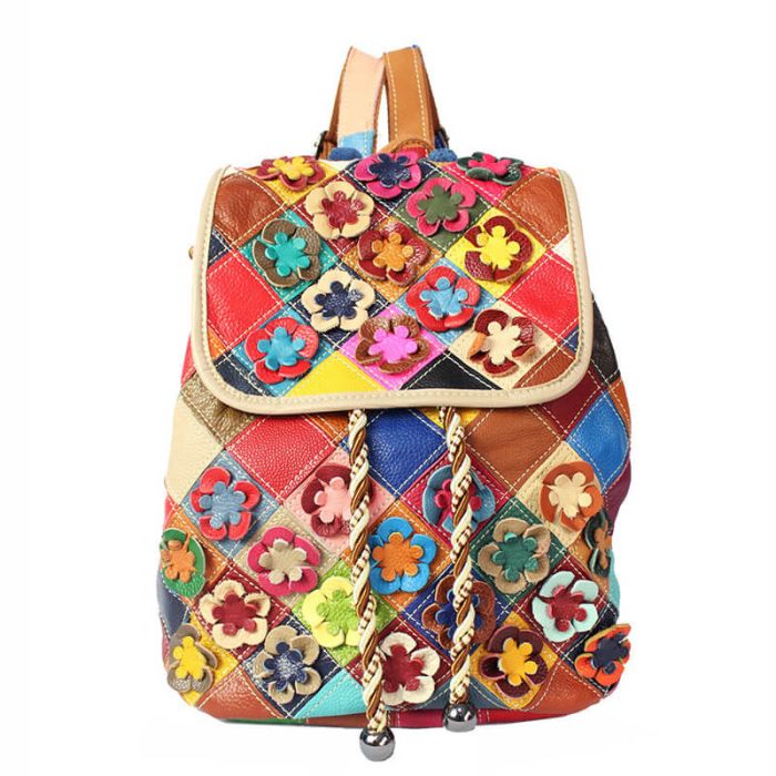 rucksack damen blumenmuster