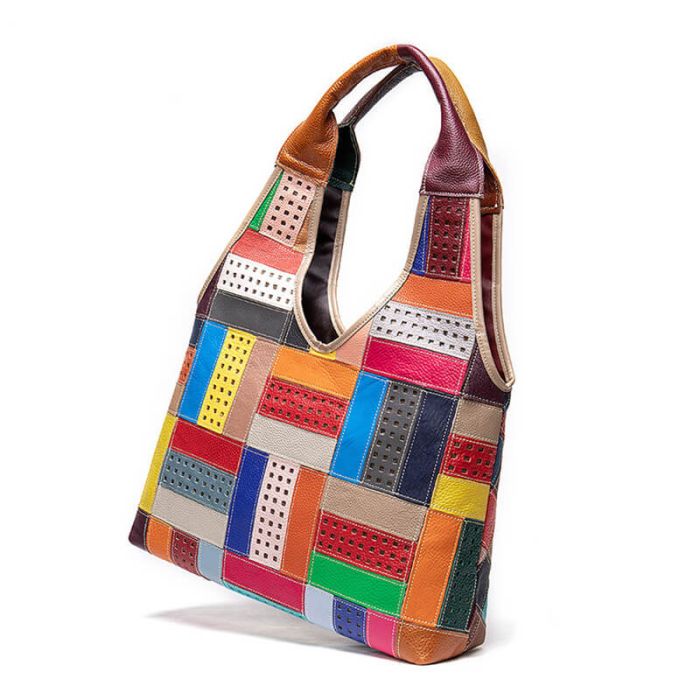 schultertasche damen leder