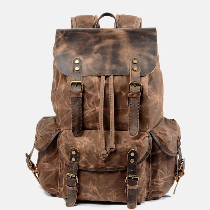 rucksack gewachstes canvas
