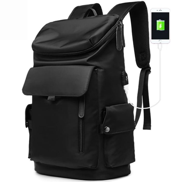 wasserdichter Rucksack Herren Oxford für Uni und Reisen