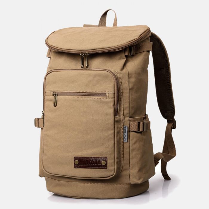 Segeltuch Rucksack Herren Canvas Sport für Schule