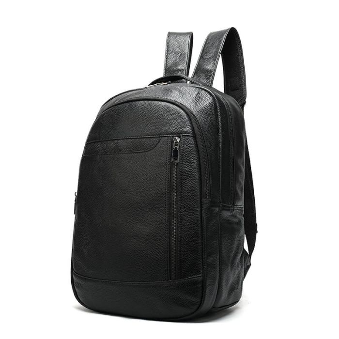 leder rucksack herren schwarz