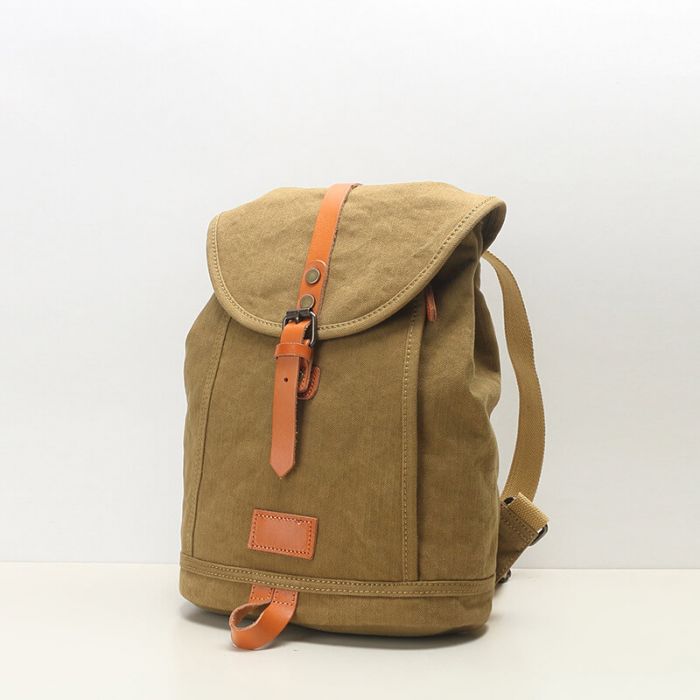 Retro Damen Rucksack Canvas Vintage für Uni