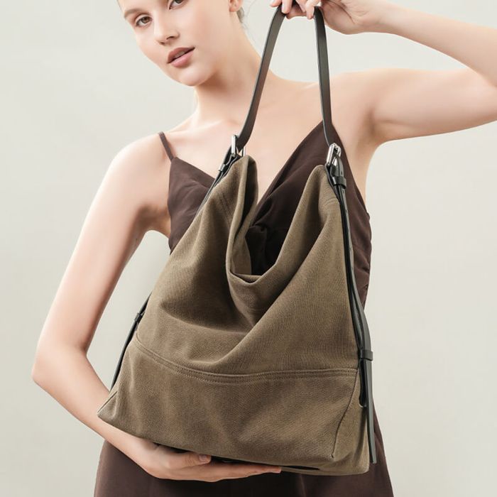 damen schultertasche segeltuch