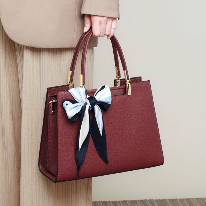 schultertasche damen leder