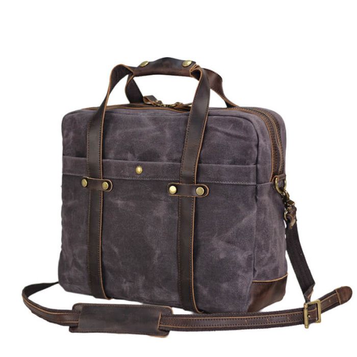 günstige Umhängetasche Herren Canvas Herrentasche Handtasche Segeltuch Freizeit