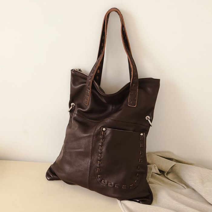 leder schultertasche damen