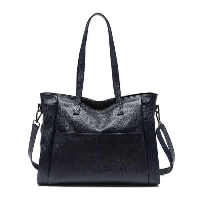 große Schultertasche Damen weiches Leder Tote Bag