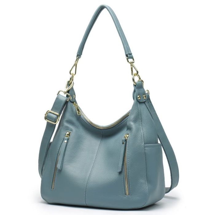 schultertasche leder damen