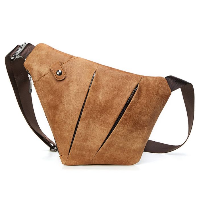 brustbeutel leder