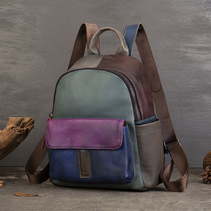 frauen rucksack leder