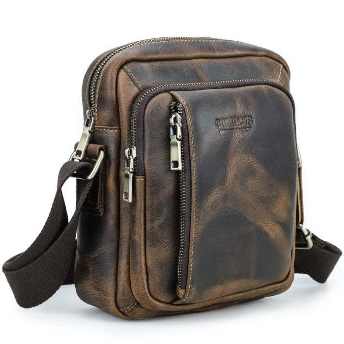 kleine herrentaschen umhängetasche leder