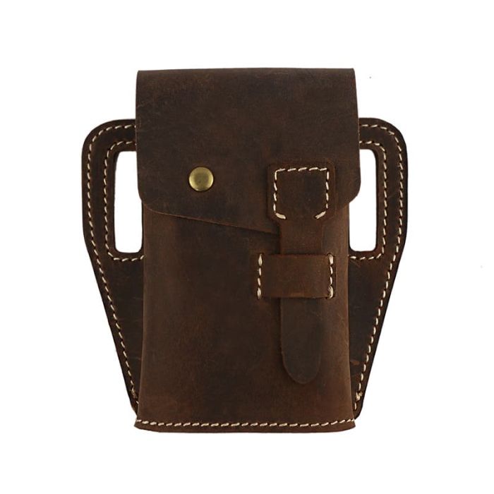 klein Gürteltasche Herren für Handy Gürtel Handytasche retro